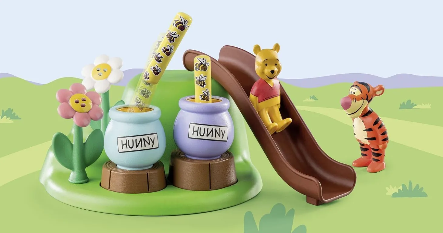 Playmobil 1.2.3 Disney: Winnie's & Tigger's Bee Garden