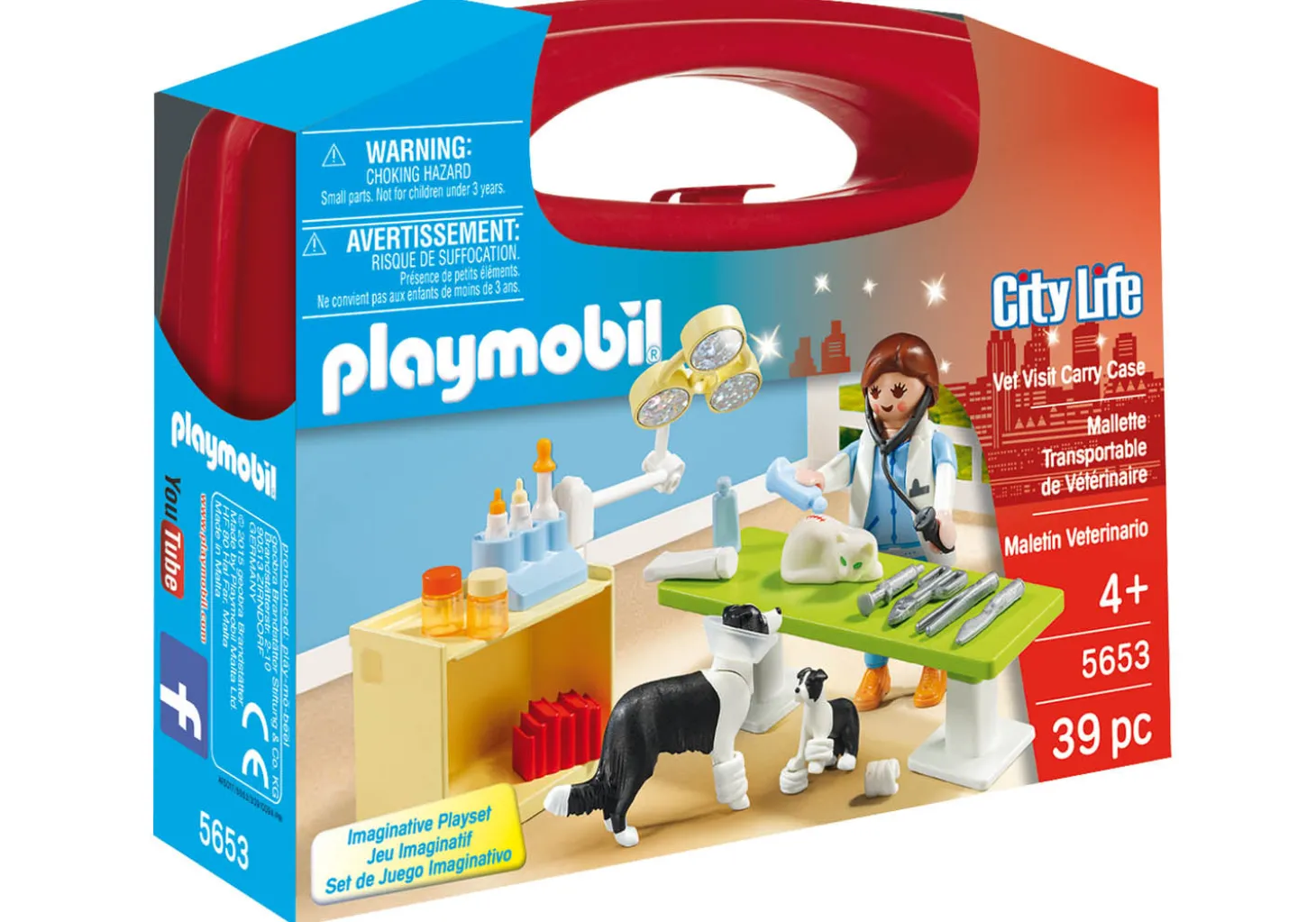 Playmobil City Life Vet Visit Carry Case