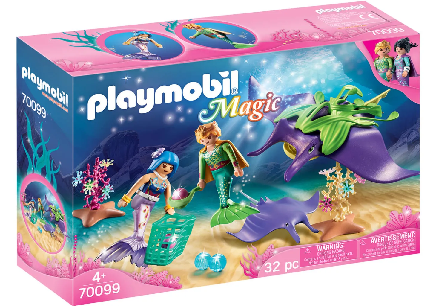 Playmobil Pearl Collectors with Manta Ray