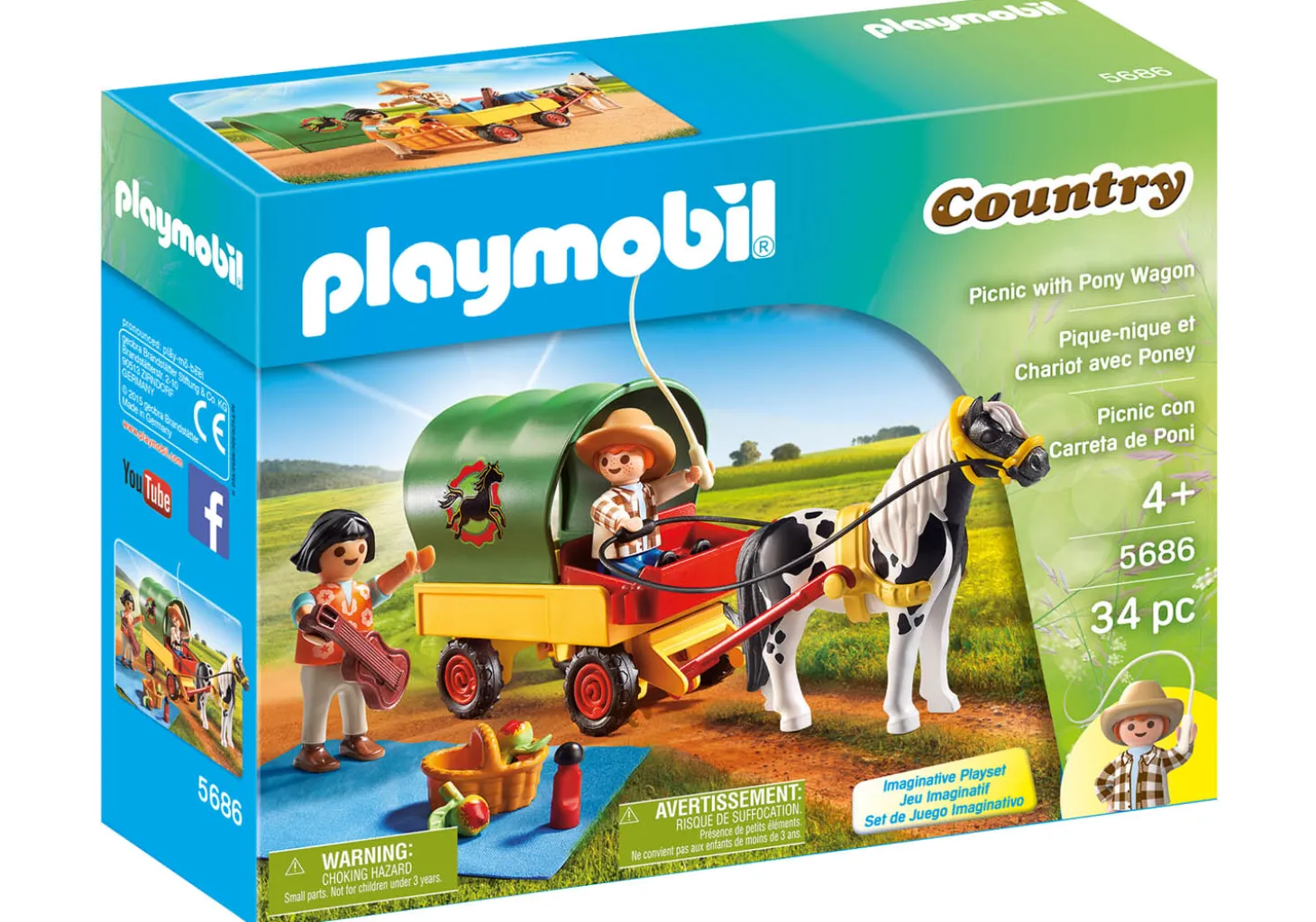 Playmobil Picnic with Pony Wagon