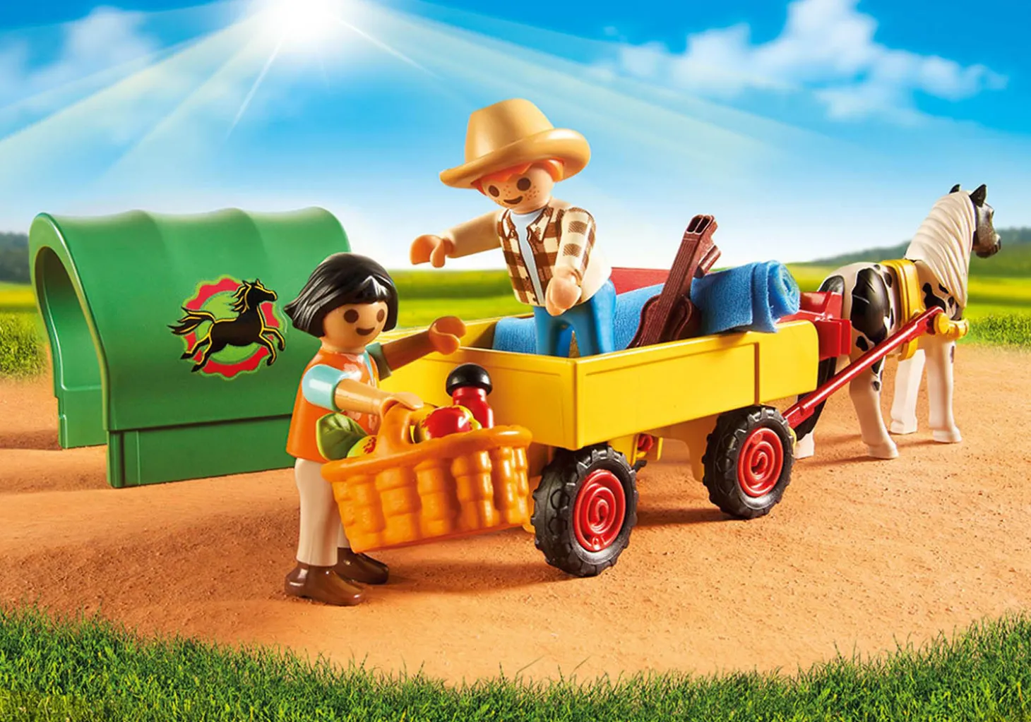 Playmobil Picnic with Pony Wagon