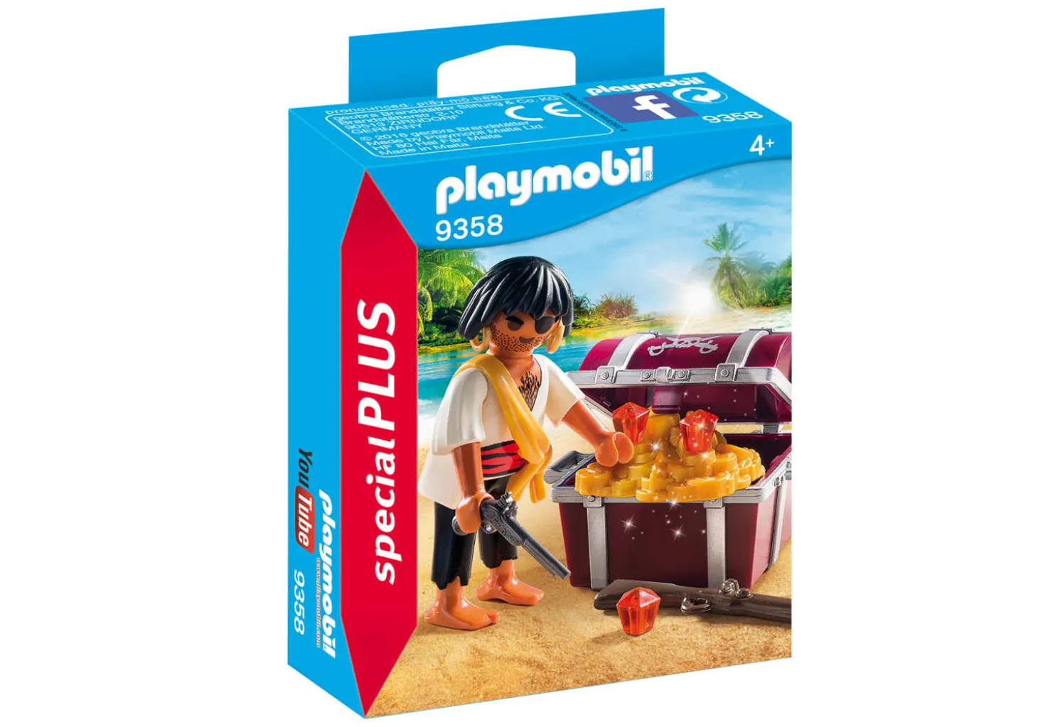 Playmobil Pirate with Treasure Chest