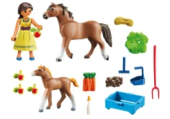 Playmobil Spirit Riding Free Pru with Horse and Foal