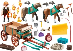 Playmobil Spirit Riding Free Lucky's Dad and Wagon