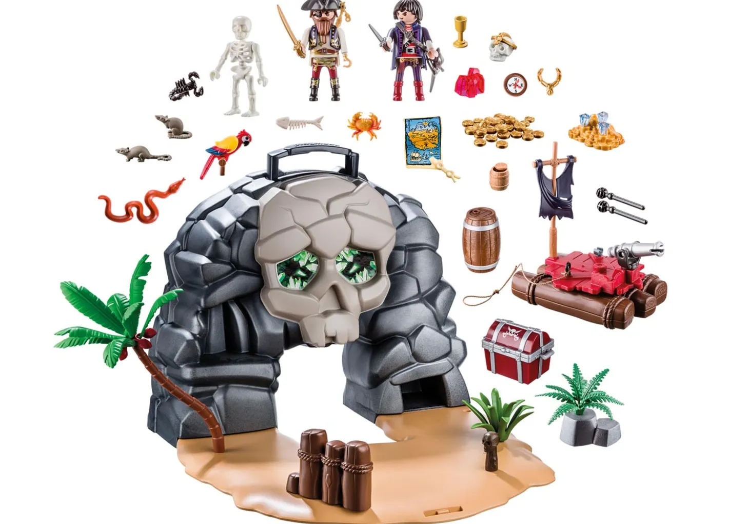 Playmobil Take Along Pirate Skull Island
