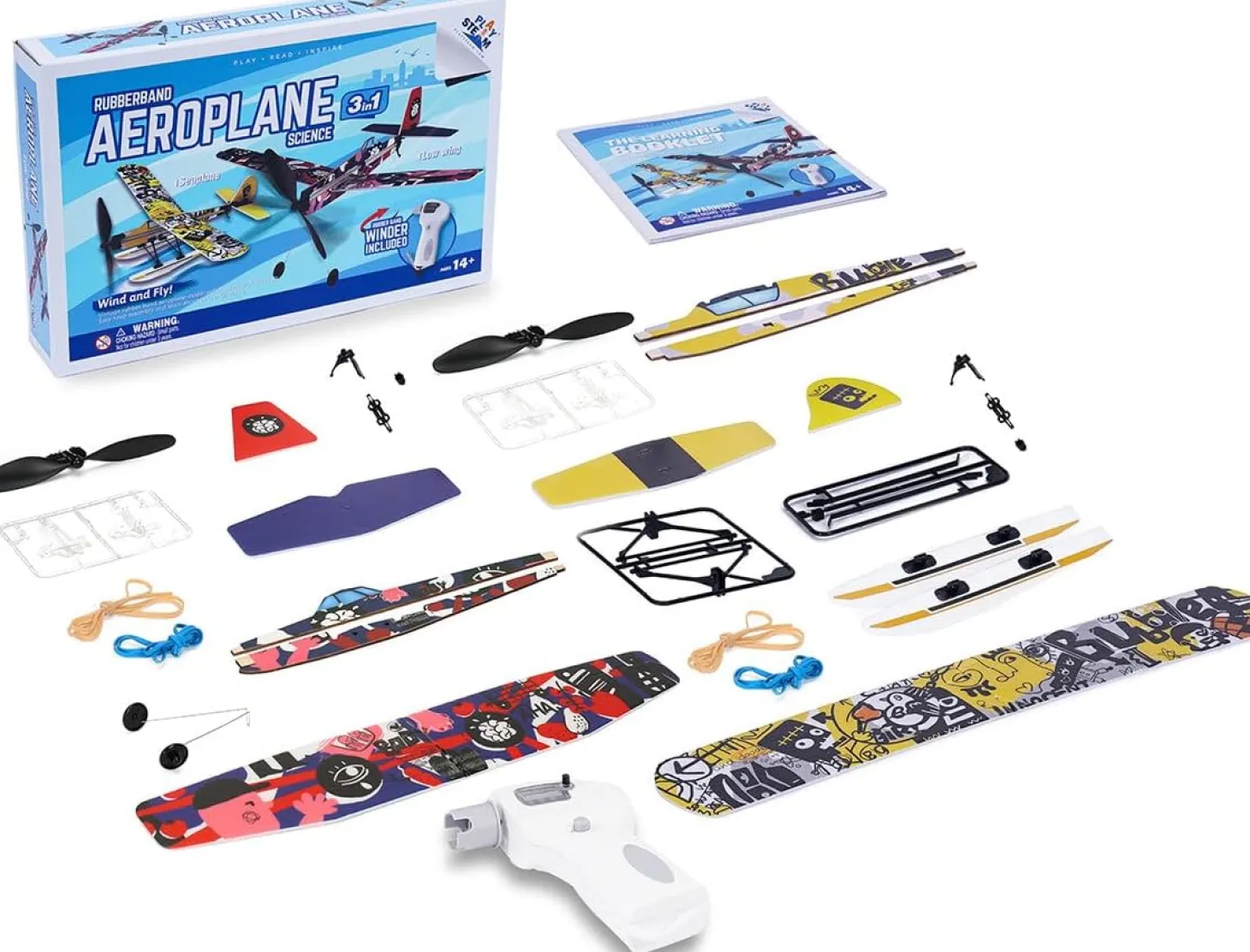 Playsteam Band Powered Aeroplane Science 3 in 1