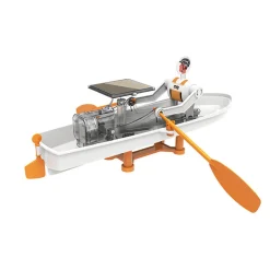 Playsteam Dual Power Solar Rowboat