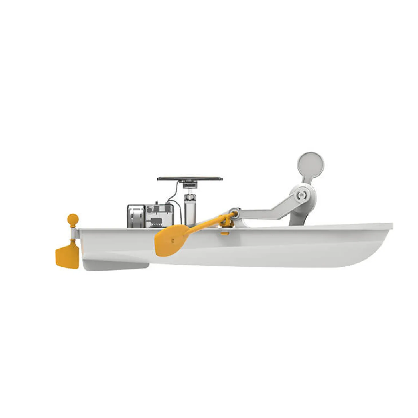 Playsteam Dual Power Solar Rowboat