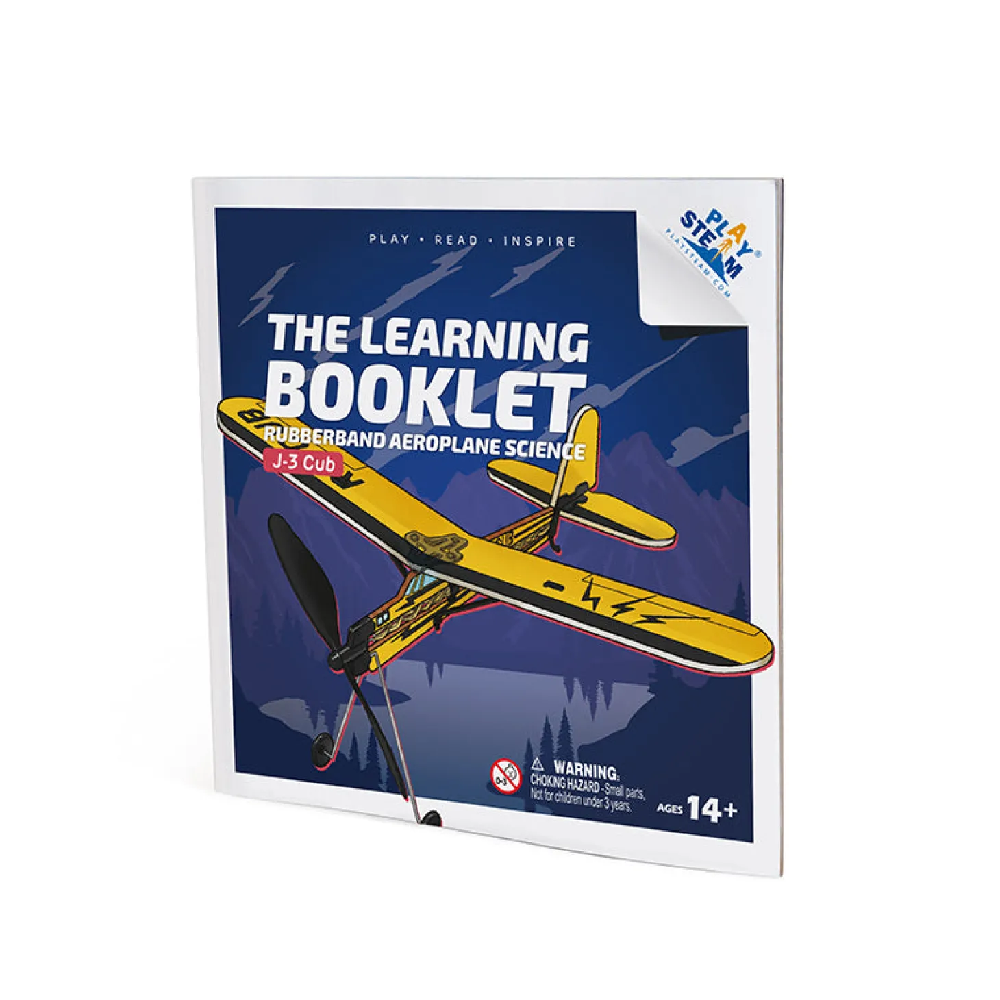 Playsteam Rubber Band Airplane Science - J-3 Cub