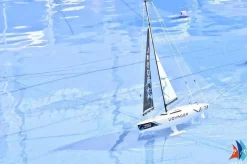 Playsteam Voyager 400 Motor-Power RC Sailboat - 21 in, Blue