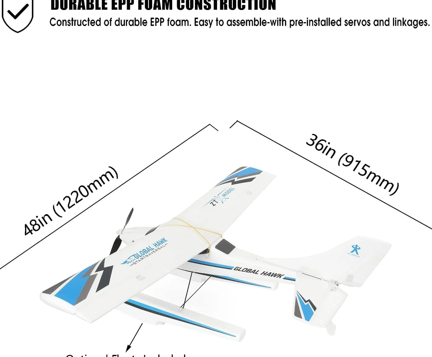 Playsteam XA08802B Global Hawk - Blue