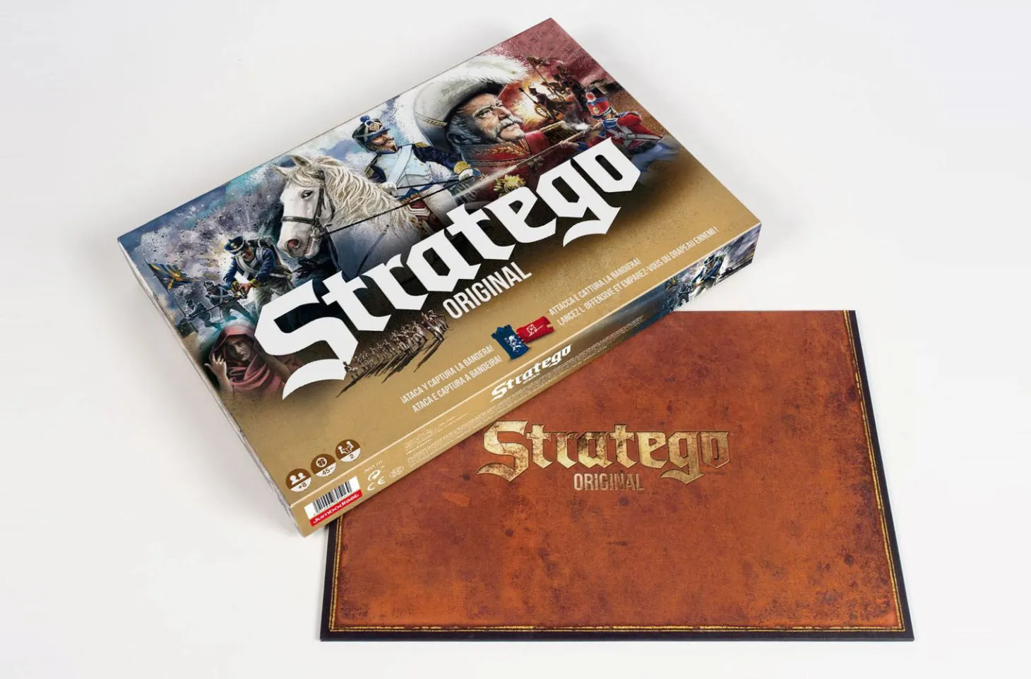 Stratego Original Version, Capture the Flag Strategy Board Game, with Quick Draw Gameplay Option